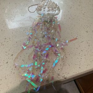 Glass Jellyfish Ornament